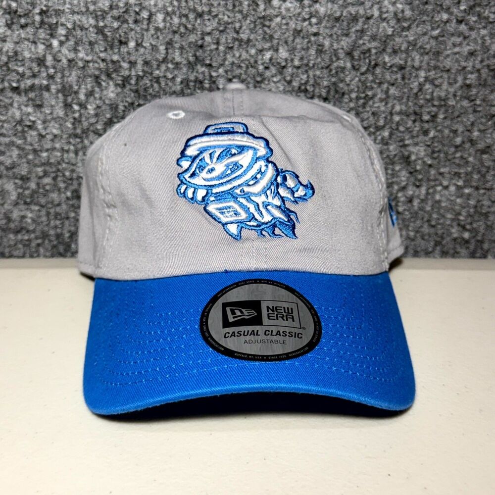 New Era 9FORTY Rocket City Trash Pandas Hat Gray Blue Strapback Cap OSFM NWT